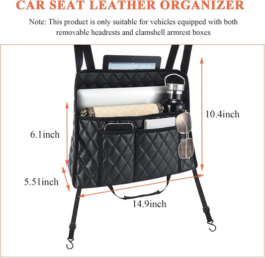 povtii Leather Car Organizer