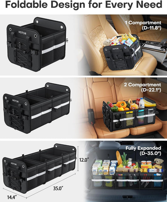 HOTOR Collapsible Trunk Organizer