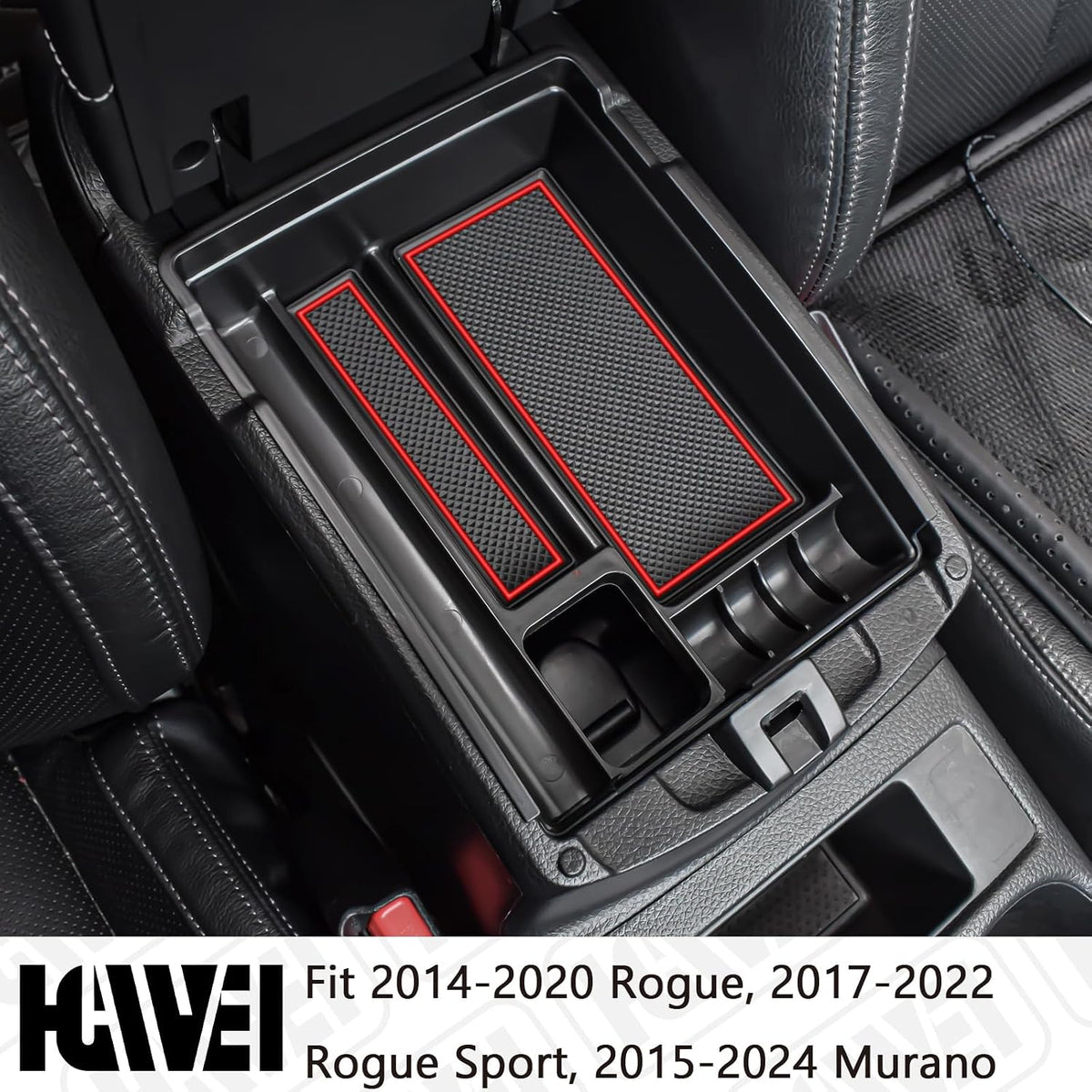 HGWEI Center Console Organizer Tray
