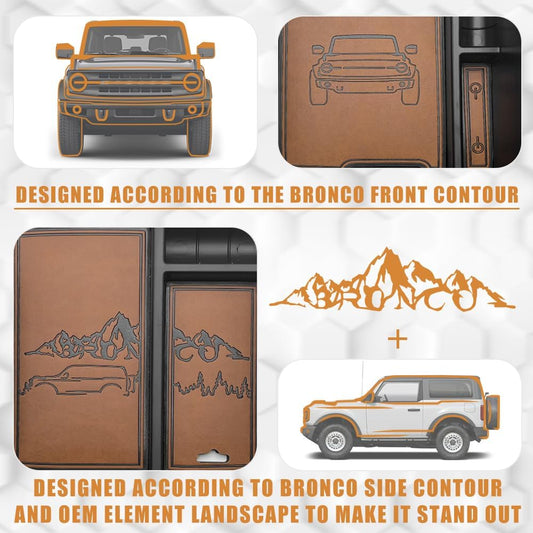 TripleAliners Bronco Center Console Organizer