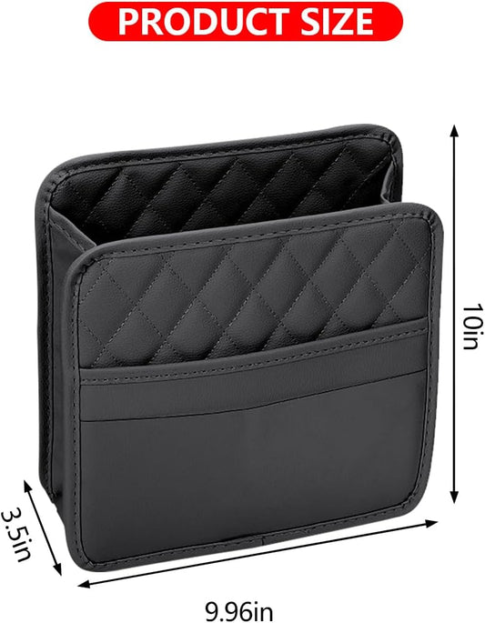 Mandark Leather Car Seat Back Organizer