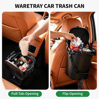 Adorylla Car Trash Can with Lid