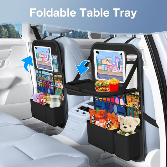 Oneyus Car Seat Back Organizer with Tray