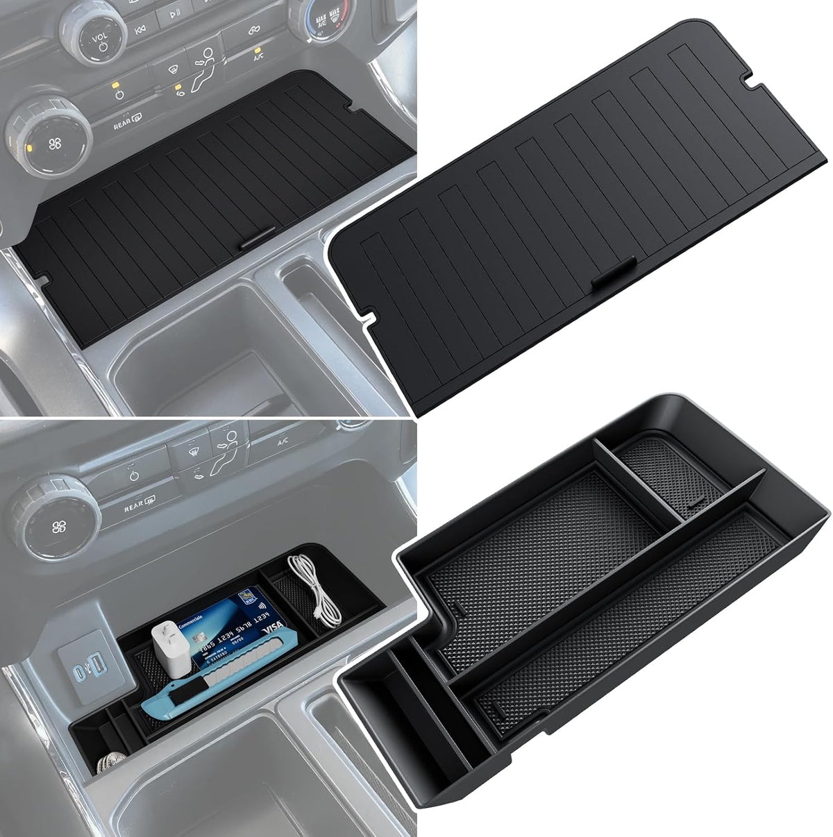 Sinvanho Ford F150 Console Organizer