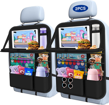 Oneyus Car Seat Back Organizer with Tray