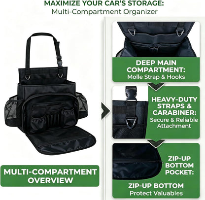 ZSASU Car Seat Back Organizer