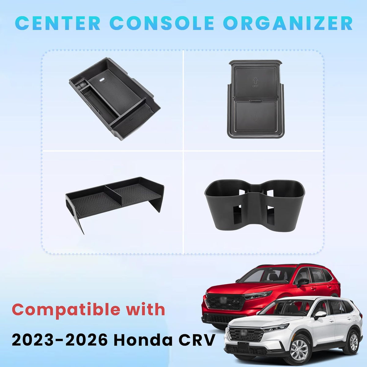 Neepiar Center Console Organizers