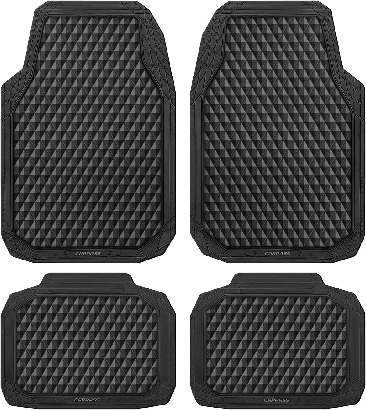 CAR PASS Rubber Car Floor Mats