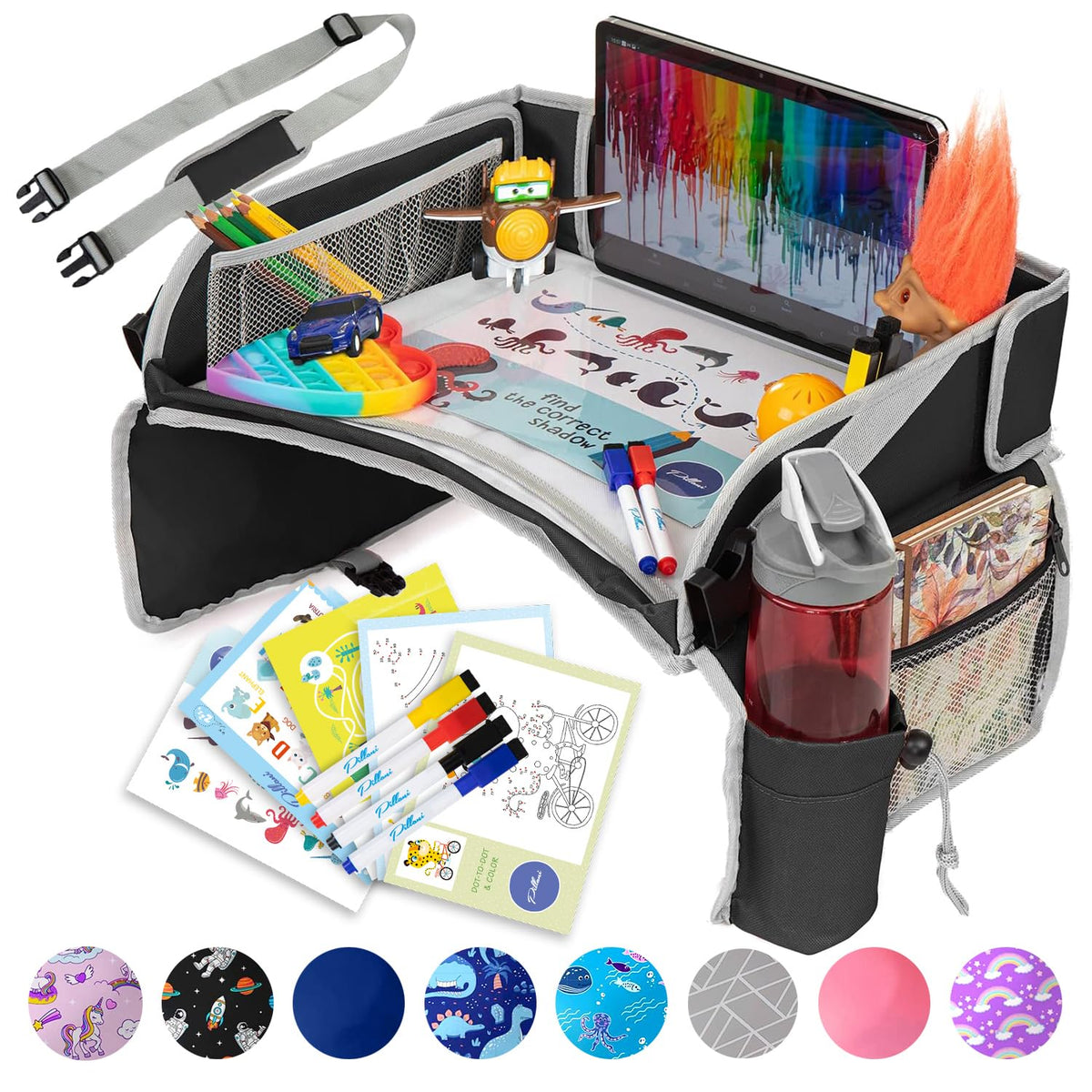 PILLANI Kids Car Travel Tray