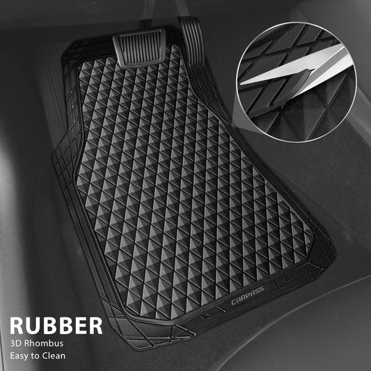 CAR PASS Rubber Car Floor Mats