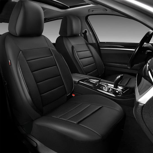 CAR PASS Faux Leather Car Seat Covers