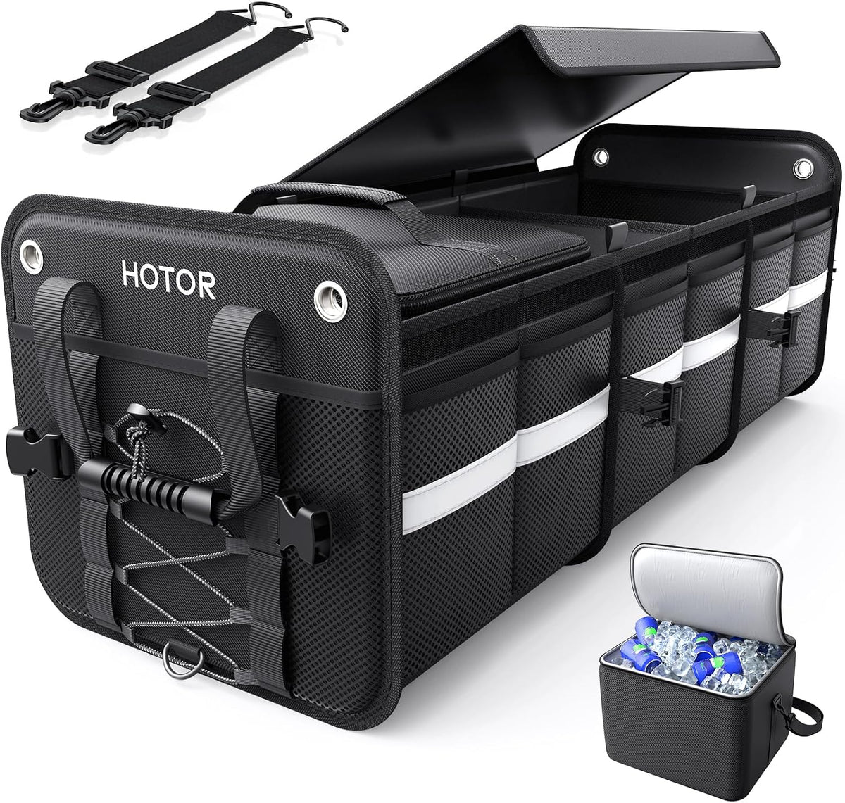 HOTOR Trunk Organizer with Cooler Bag