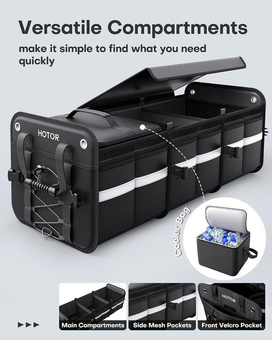 HOTOR Trunk Organizer with Cooler Bag